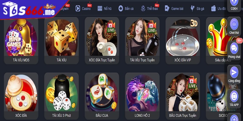 Đăng nhập S66 giúp thành viên trải nghiệm kho game đỉnh cao
